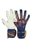 REUSCH Attrakt SpeedBump Gants de Gardien Adulte Unisexe, 4410 Premium Blue/Gold, 8.5