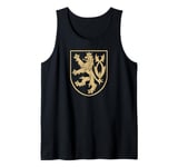 CZECH REPUBLIC LION SYMBOL CZECHIA COAT OF ARMS FLAG SHIELD Tank Top