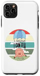 iPhone 11 Pro Max Pig flying parachute sky dream achieve impossible joyful Case