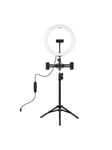 Puluz ring light with tripod and phone holder PKT3099B