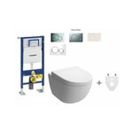 Geberit - Pack Wc suspendu Daily'o 2 modèle court Sigma01 blanc