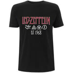 T-shirt Led Zeppelin  Est 1968