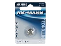 Ansmann - Batteri Lr43 - Alkalisk