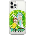 ERT GROUP Coque de téléphone Portable pour Iphone 12 Pro Max Original et sous Licence Officielle Rick and Morty Motif Rick & Morty 007 adapté à la Forme du téléphone Portable, partiel imprimé