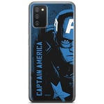 ERT GROUP Coque de téléphone Portable pour Samsung A02S Original et sous Licence Officielle Marvel Motif Captain America 010 Parfaitement adapté à la Forme du téléphone Portable, Coque en TPU