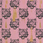 Studio Lisa Bengtsson Tyg Metervara Coco Tiger Rosa