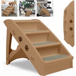 Yardin - Escalier pour chien de petite taille, escalier pliable pour chat en plastique pp avec marches antidérapantes, escalier pour animal