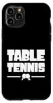 Coque pour iPhone 11 Pro Raquette de tennis de table professionnelle