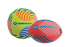 Schildkröt Mini-Ball-Duo Pack, Set Composé de 1 Ballon de Volleyball et 1 Ballon de Football Américain, Ø 9 cm, Antidérapant et Résistant à l'eau Salée