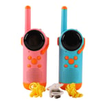 Kids Walkie Talkie Toy With Flashlight Handy Family Walkie Talkie For Outd Part