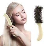 Anti-Static S-shaped Comb Plastic Frizz Hair Brush  Salon