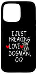 iPhone 15 Pro Max Dogman Cryptid Cryptozoology Dogman Case