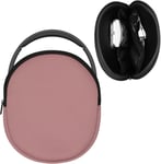 Étui Compatible avec DOQAUS / H390 / WH-CH520 / WH-CH510 / Evolve 2 75 étui - Housse de Protection Souple en Néoprène pour Casque Audio 23 x 21 cm - Rose foncé