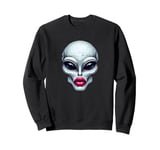 Alien with Full Beautiful Lips Sweatshirt