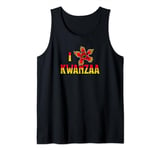 Stranger Things Holiday Demogorgon I Love Kwanzaa Tank Top