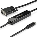 StarTech.com 3ft/1m USB C to VGA Cable - 1920x1200/1080p USB Type C to