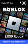 Roblox Gift Card - 3,000 Robux [Includes Exclusive Virtual Item] [Online Game Code]