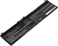 Kompatibelt med Dell Precision 7540, 11.4V, 8000 mAh