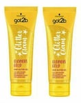 2x Schwarzkopf Got2b Glitter Glam Glorious Gold Hair Glitter Gel 50ml FREE POST