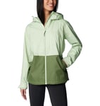 Columbia Women's Inner Limits Jacket, Waterproof Rain Jacket, Sage Leaf/Canteen, Size XS