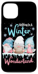 iPhone 13 Walking In A Winter Wonderland Three Gnome Funny Christmas Case