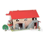 Papo-La Grande Vie A LA Ferme Figurine Environnement en Bois, 60101, Taille Unique