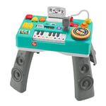 Fisher-Price Ma Table d’Activités de DJ Rires & Éveil | Table d'Activité Bébé Lumineuse et Musicale, Version: Néerlandais; Anglais, UK; Française; Allemande; Italien, HRB67