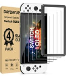 Screen protectors bundle for Nintendo switch OLED console 2021 model - 4 Pack UK