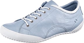 Andrea Conti Femme, Basket, Bleu Pastel Blanc, 41 EU