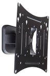 ROLINE Support mural pour TV LCD - Support pour téléviseur et écran en noir - Support téléviseur pour écrans de 10 à 40 pouces |2 axes de rotation