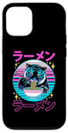 iPhone 12/12 Pro Tiger Eating Ramen Japanese Noodles Soup Case