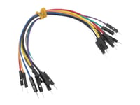 Mikroelektronika Mikroe-513 Jumper-Kabel Raspberry Pi, Banana Pi, Arduino [10X Trådbro-Stik - 10X Trådbro-Stik] 15.00 Cm Flerfarvet