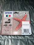 Genuine Epson 603XLBK 603CMY Starfish T03A940 Original Set of 4 Ink Cartridges