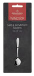 Grunwerg Windsor Set Of 2 Stainless Steel Salt & Condiment Spoons Mirror Finish