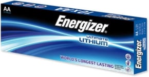 Energizer Ultimate Lot de 10 Piles au Lithium AA Mignon Li-FES 2 1,5 V