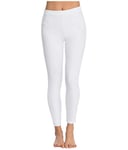 Spanx Women's Jean-ish Ankle Leggings, White, S