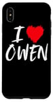 Coque pour iPhone XS Max J"adore Owen Dad Boyfriend Mari Fils Petit-fils