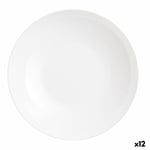 Assiette plate Luminarc Friends Time Blanc verre Ø 26 cm Polyvalents [12 Unit