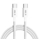 Tech-Protect Ultraboost Lite 60W / 3A USB-C til USB-C-Kabel 2m - Grå