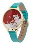 Joy Toy Disney 62192 Montre à Quartz analogique pour Femme avec Bracelet en polyuréthane, coloré, Sangles