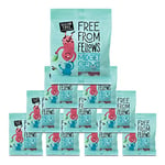 Free From Fellows - Midget Gems (10 x 70g), Sugar Free Sweets, Gluten Free, Vegan, Vegetarian, Halal, Kosher, All Natural Colours & Flavours, GMO Free, No Gelatine, No Preservatives, No Nuts, No Soy