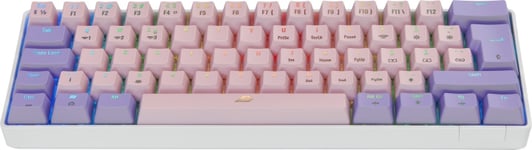 Blackstorm RGB Mech 2 Dual Mode 60% gaming-tastatur, hot swap Outemu Red switches, pink/lilla