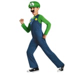 Smiffys Nintendo Super Mario Brothers Luigi Classic Costume (Size 10-12)
