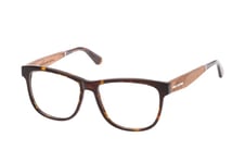 WOOD FELLAS Wildenau 10939 zebrano, including lenses, SQUARE Glasses, UNISEX