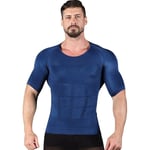 T-Shirt Amincissant Pour Homme, Vêtement Modelant Le Corps, Gilet Amincissant, Brûler Les Graisses Du Ventre, Compression De La Poitrine, Corset