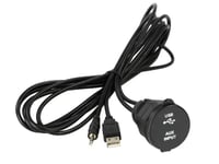 Rallonge ports USB et Jack 3.5 Audio Video Male Femelle Generique