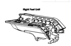 Spare part right foot Xplore 787506 Mont Blanc