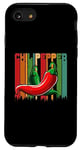 Coque pour iPhone SE (2020) / 7 / 8 Vintage Chili-Peppers Red Hot Vintage Poivrons Légumes