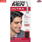 Premium Men Ultra Hair Colour Dye A55 Real Black Ultra Easy Comb In Uk Fast Ship