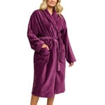 Damella Unisex Torekov Robe Plomme bomull X-Large Dame